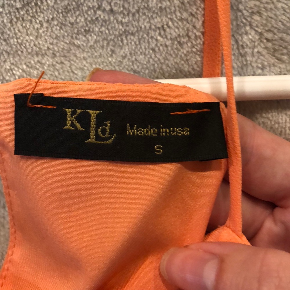 Orange shift dress - Picture 6 of 6